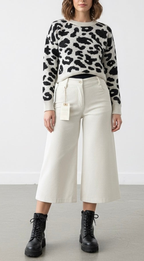 Pantaloni Culotte Nuvola