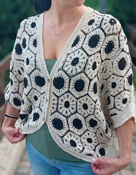Greta Crochet Cardigan