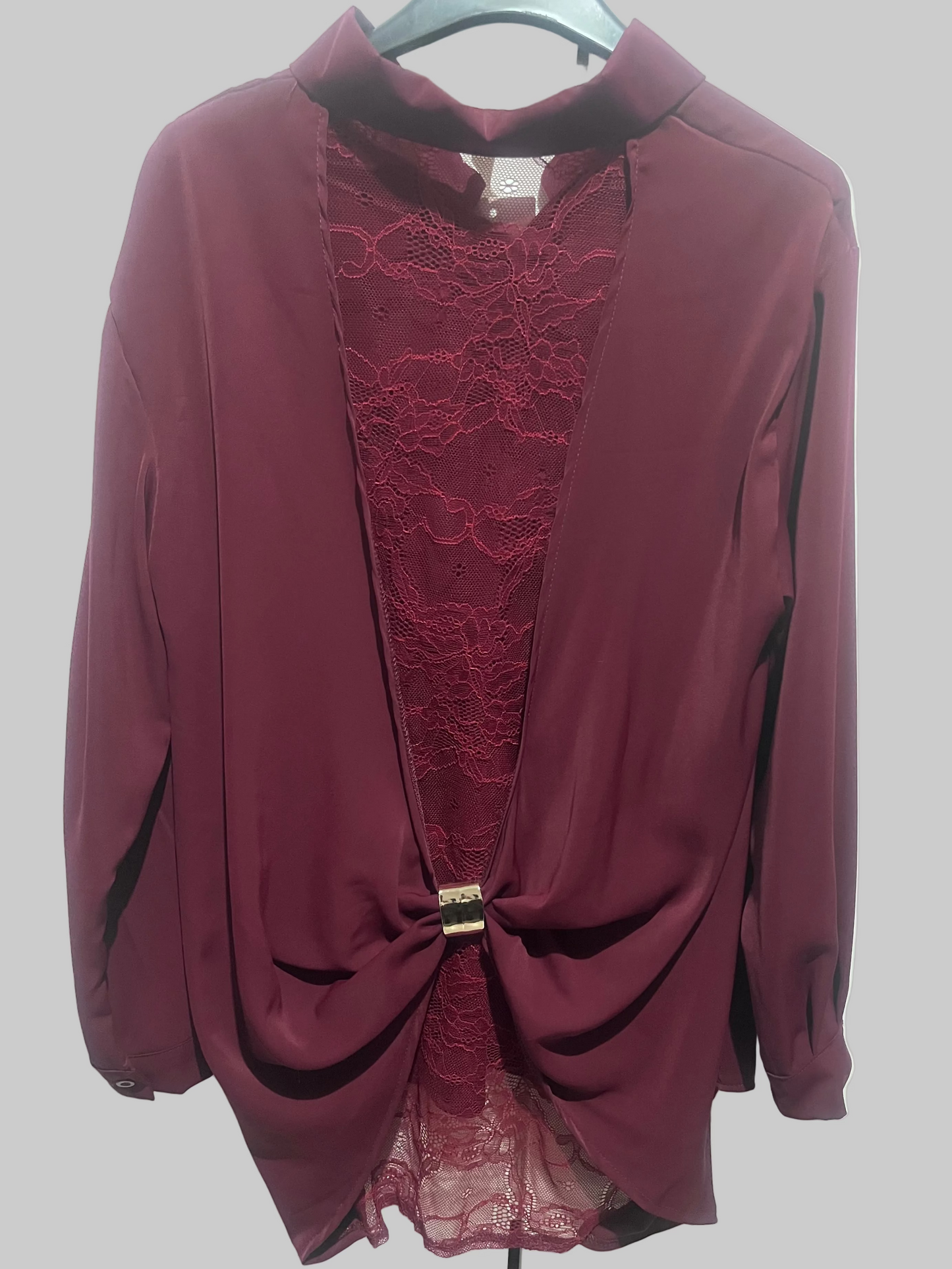 Camicia Pizzo posteriore